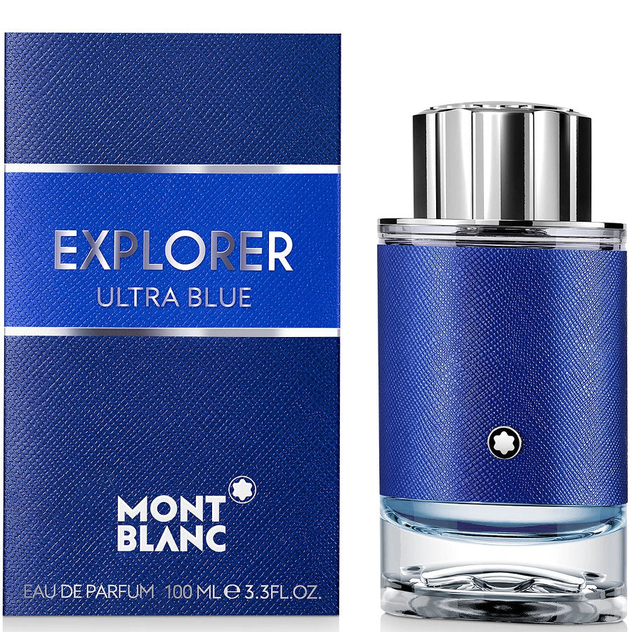 Explorer Ultra Blue by Mont Blanc for Men 3.4 oz EDP Spray